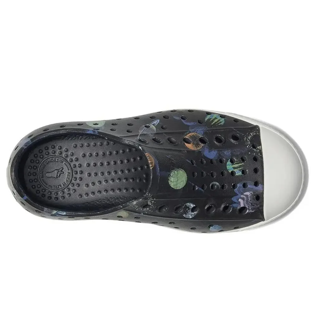 Native Shoes Jefferson Print 13111501-1046 Toddler 6 Black Slip On Shoe ZOGG2577
